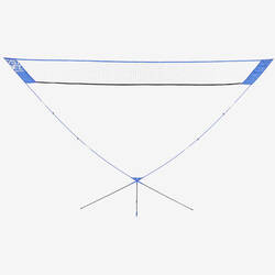 Portable Badminton Net Discover Net V2 Pacific blue