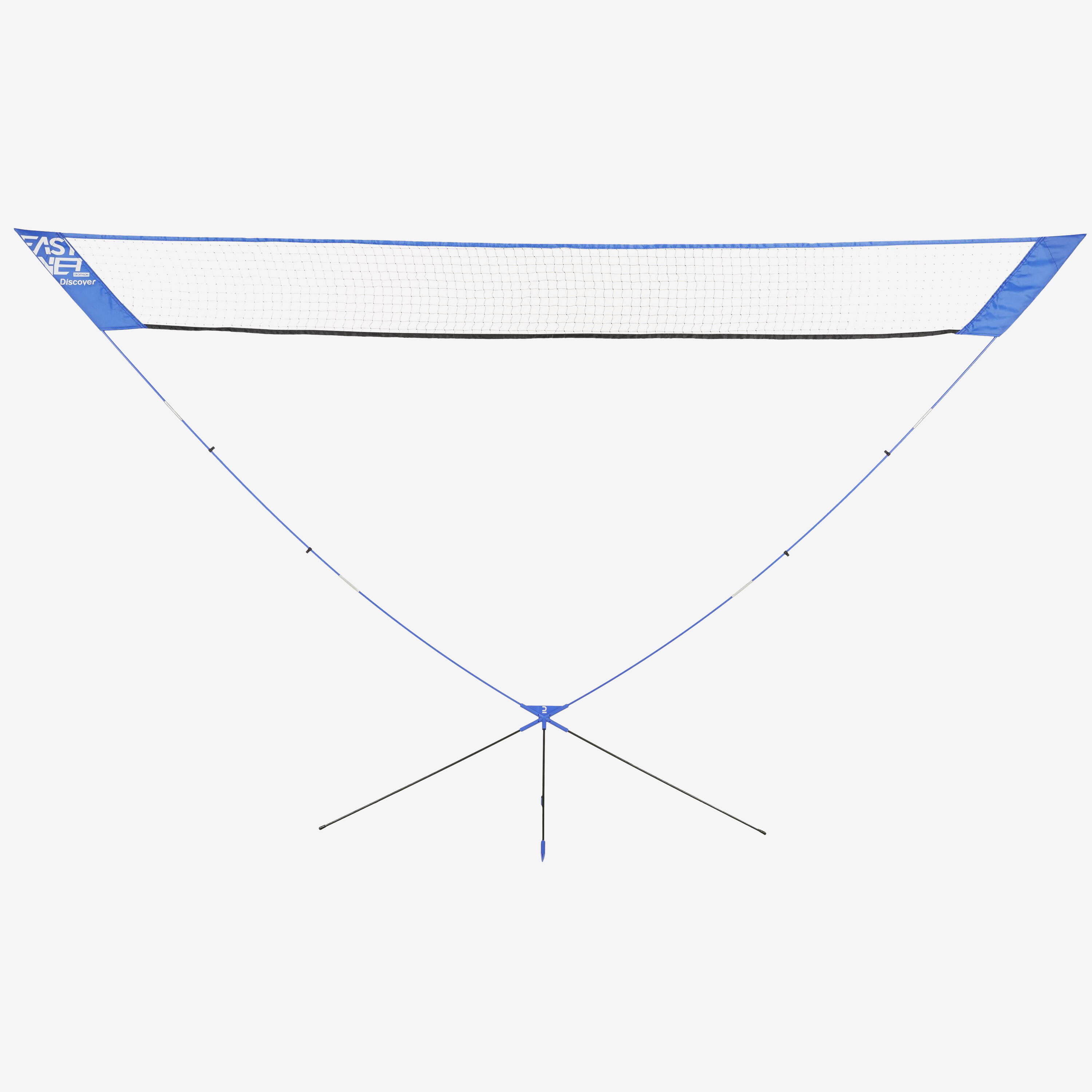 DECATHLON Portable Badminton Net Discover Net V2 Pacific blue