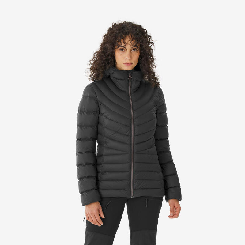 Doudoune à capuche en duvet de trek montagne - MT500 -10 °C - Femme