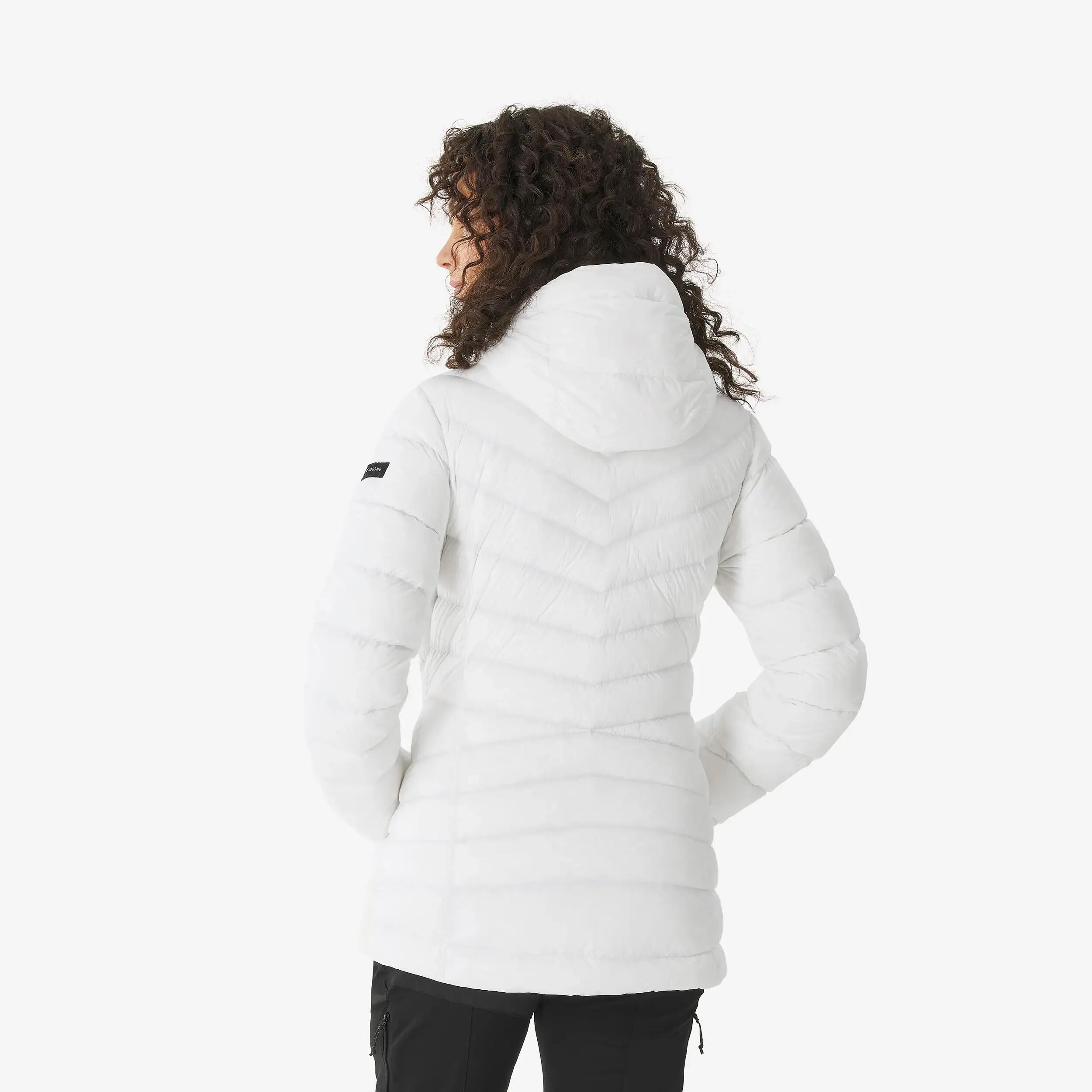 Women Trekking Down Jacket MT500 -10°C White -  5