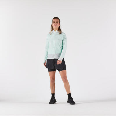Giacca antivento running donna RUN WIND 900 blu