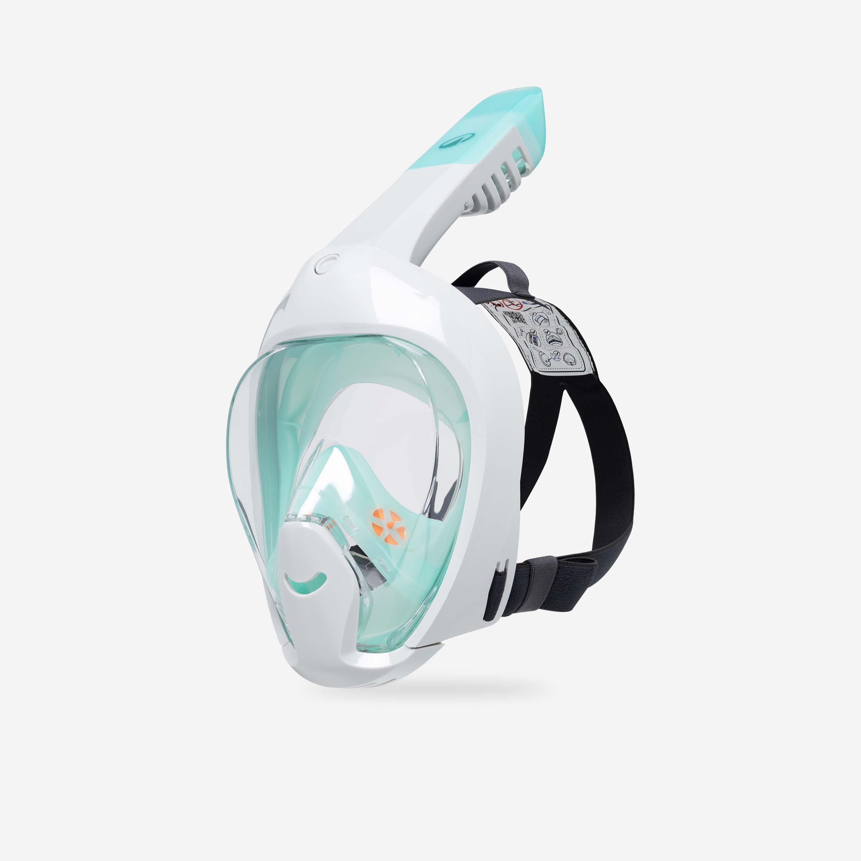 Masque easybreath snorkeling enfant XS (6-10 ans)  - SANS SAC - vert aquamarine 15/29