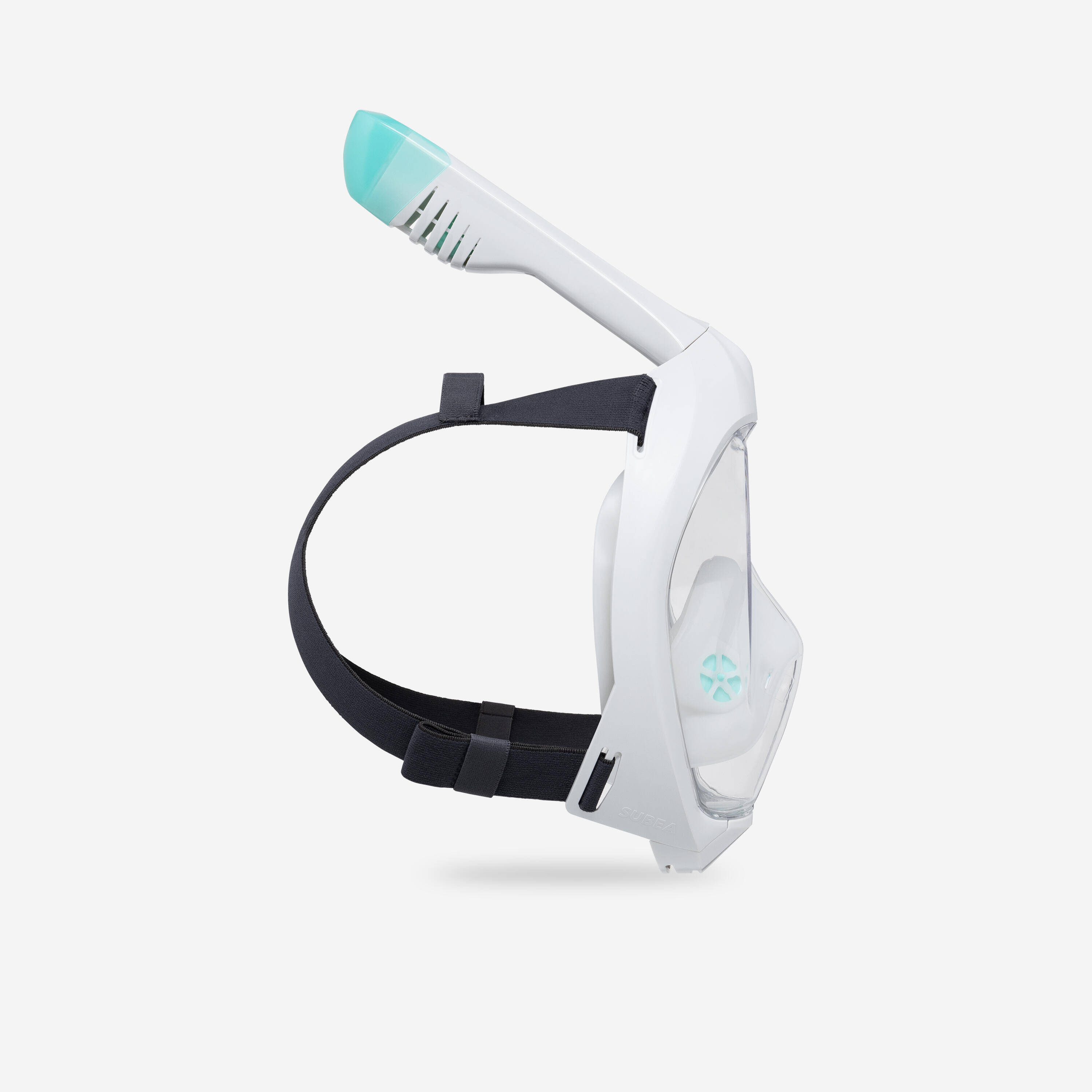 Adult Easybreath snorkelling surface mask grey -no bag- -  2