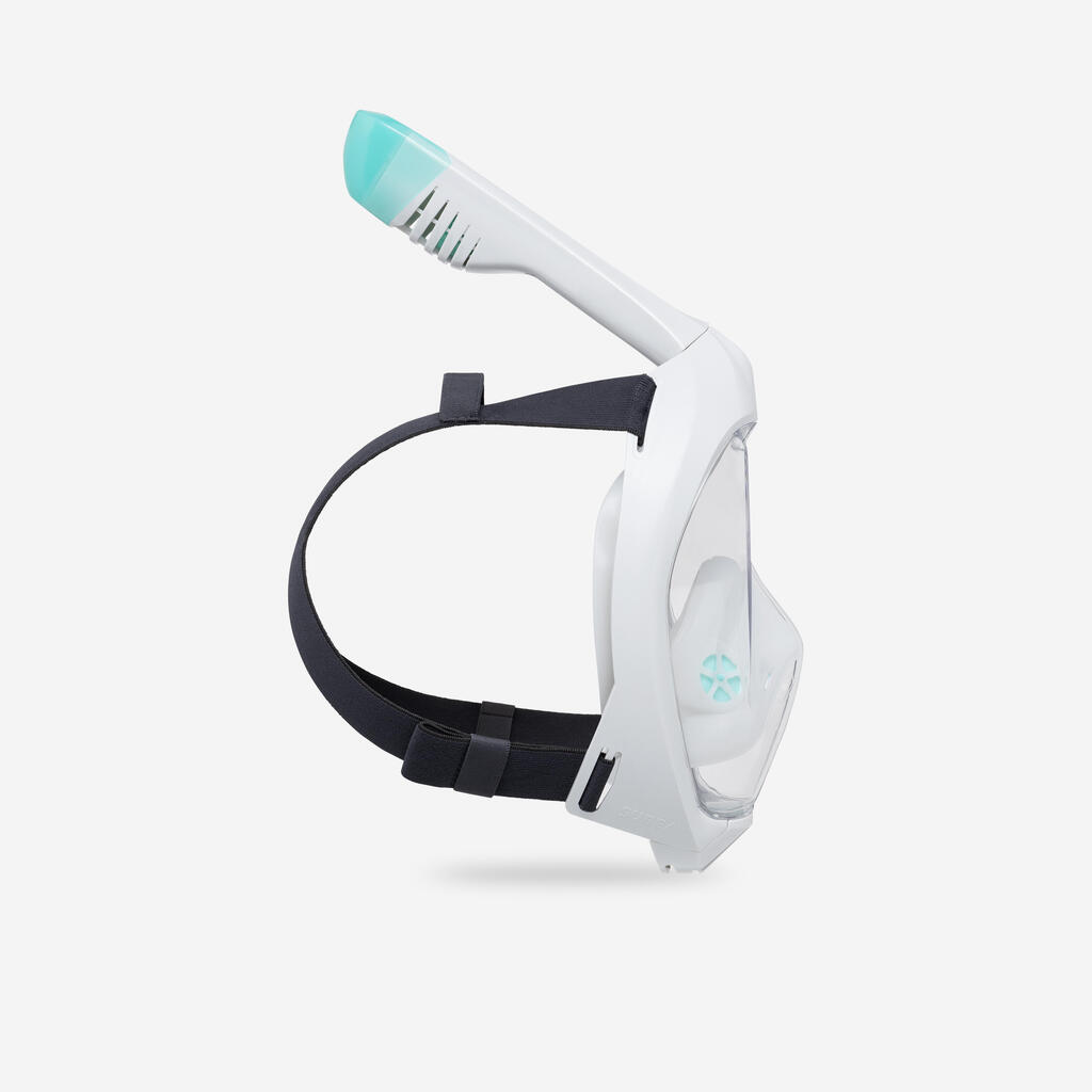Adult Easybreath snorkelling surface mask - grey. no bag