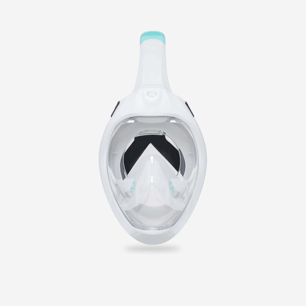 Adult Easybreath snorkelling surface mask - grey. no bag