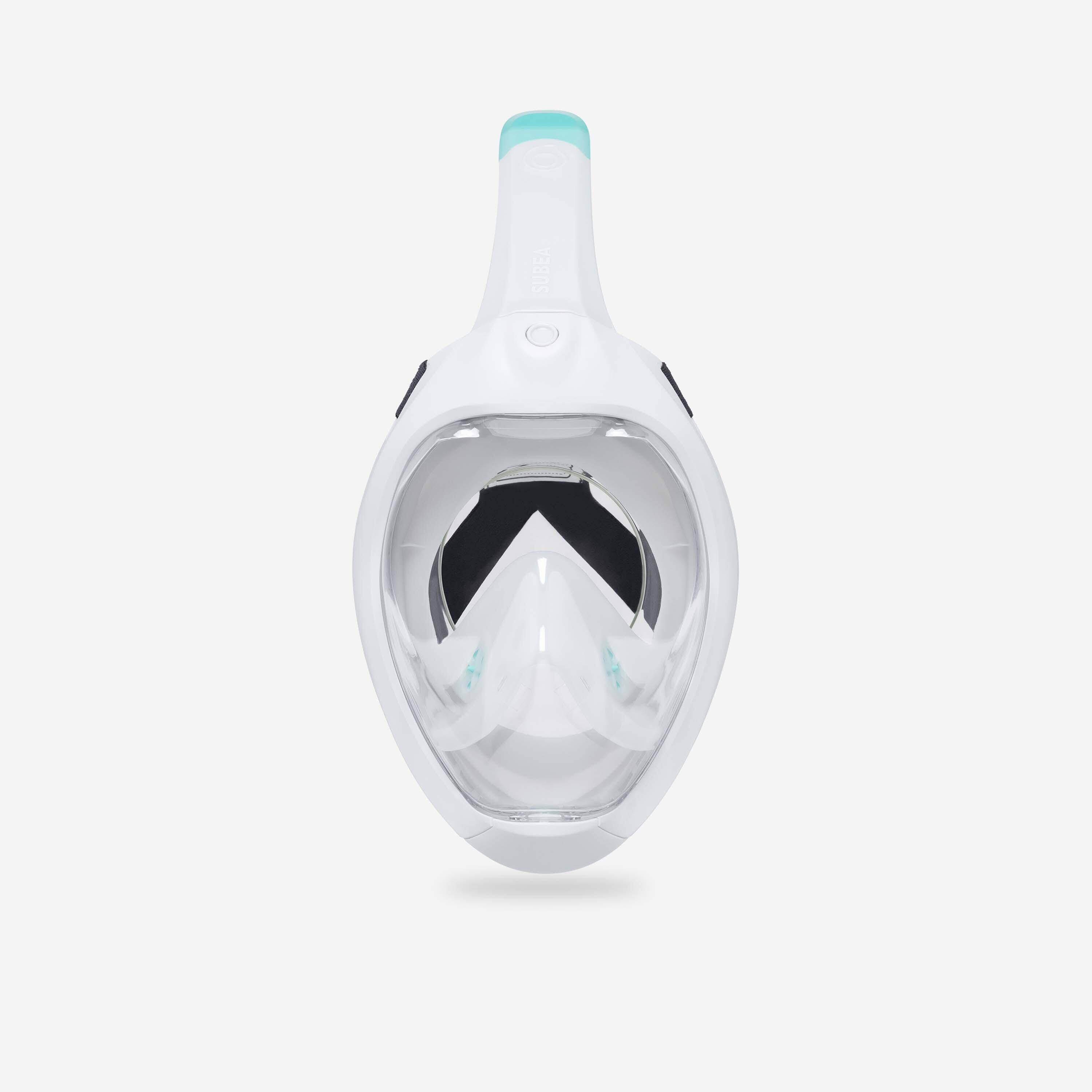 Adult Easybreath snorkelling surface mask grey -no bag- -  5