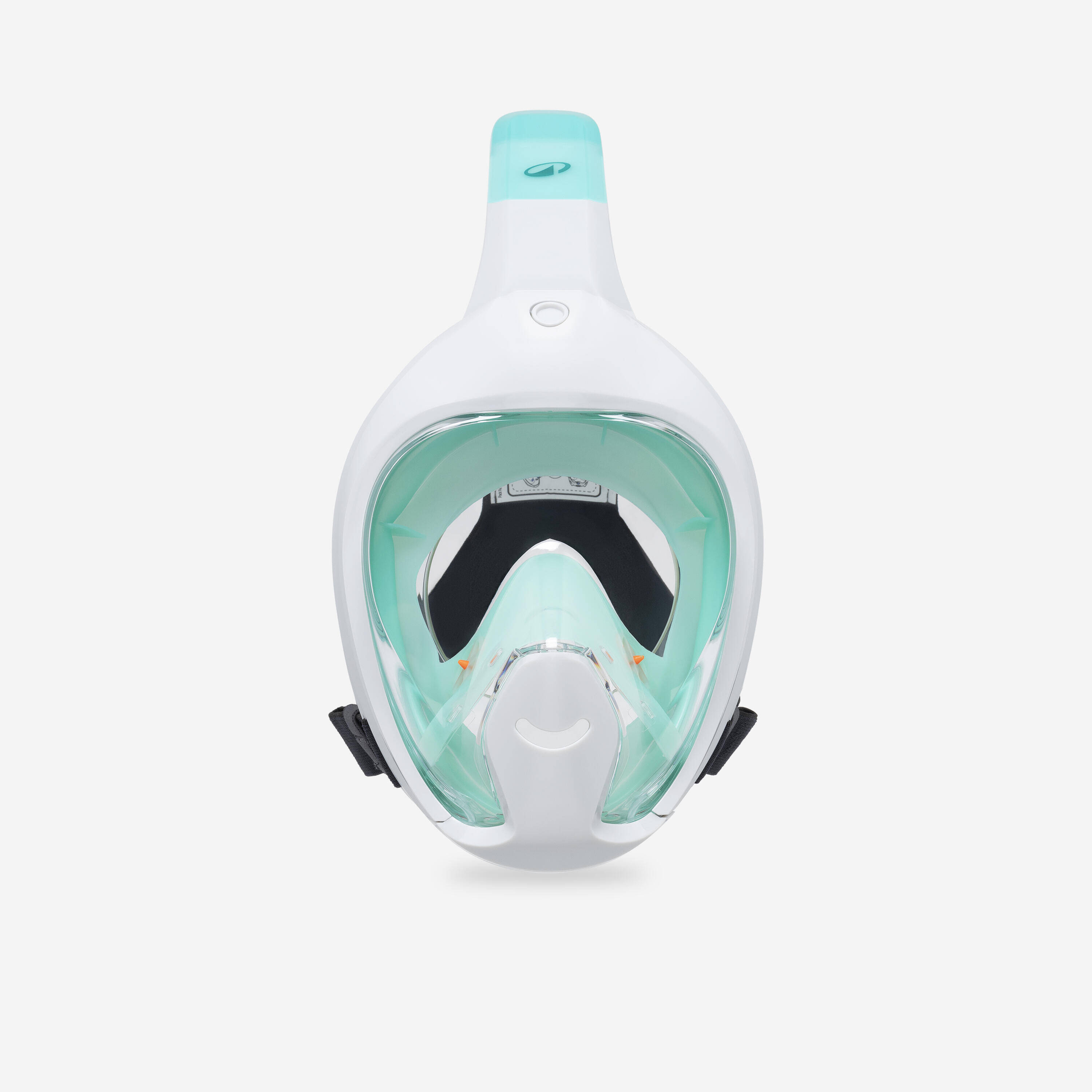 Kids’ Easybreath snorkelling surface mask XS (ages 6-10) NO BAG aquamarine green -  3