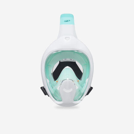 Маска дитяча Easybreath для снорклінгу (6-10 років/розмір XS) без сумки зелена