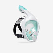 Mască Easybreath snorkeling fără husă Verde acvamarin XS (6-10 ani) Copii