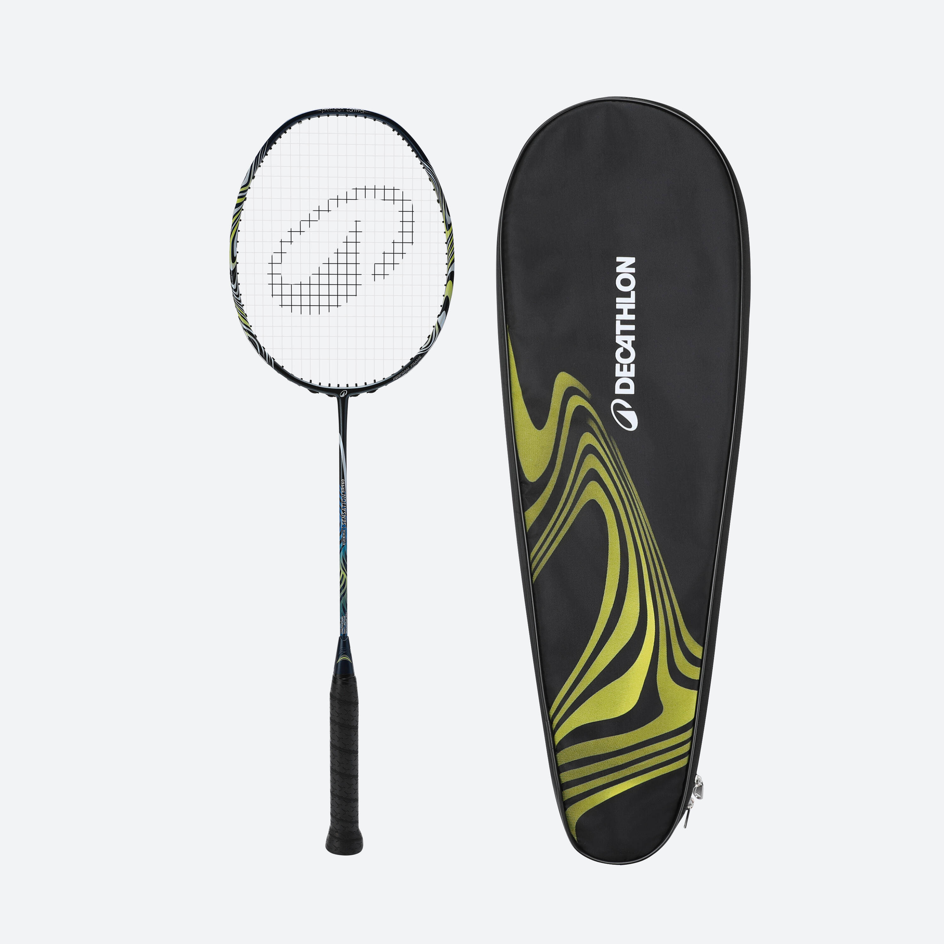 BADMINTON ADULT RACKET BR SENSATION 960 NAVY -  1