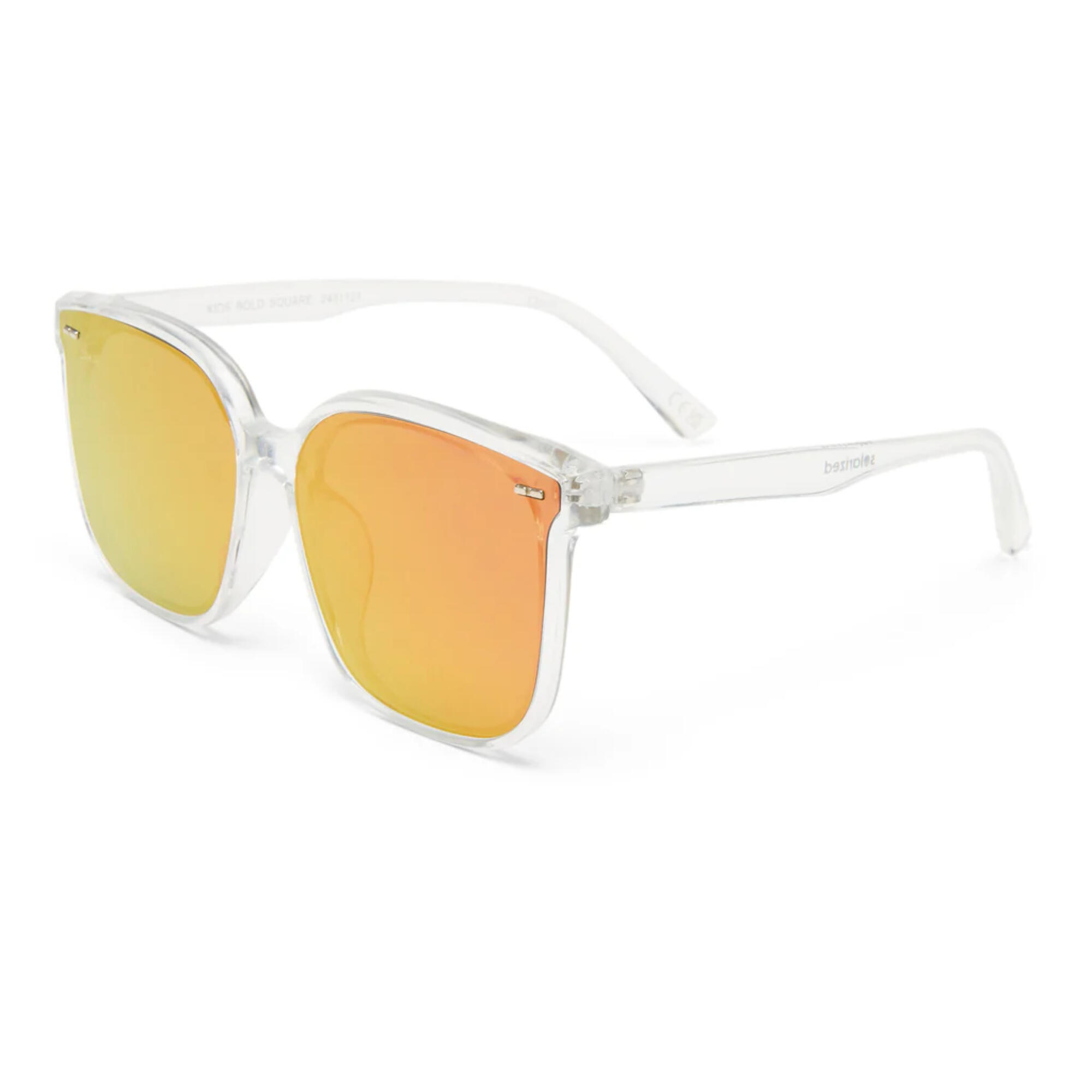 Solarized Kids Bold Square Clear - Peach Mirror