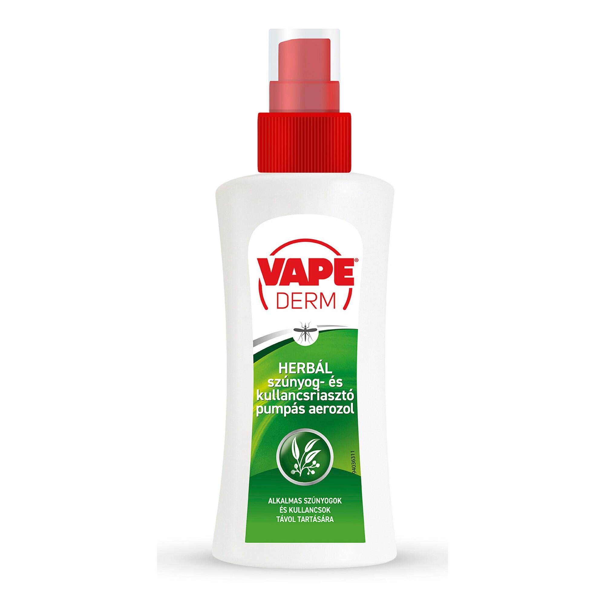 VAPE DERM HERBÁL szúnyog- és kullancsriasztó pumpás aeroszol akciós termékkép 1