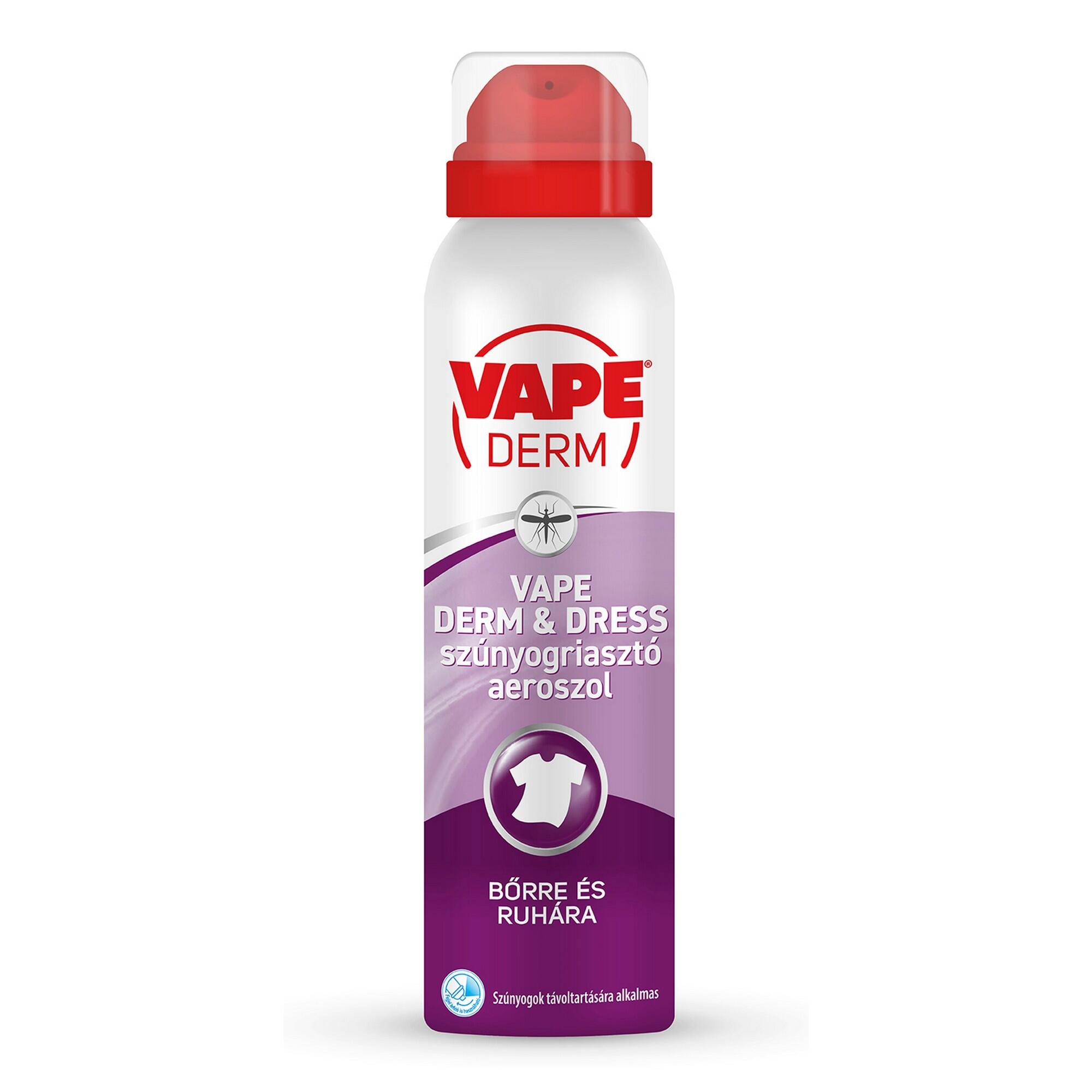 VAPE DERM SPORT szúnyog- és kullancsriasztó aeroszol akciós termékkép 1