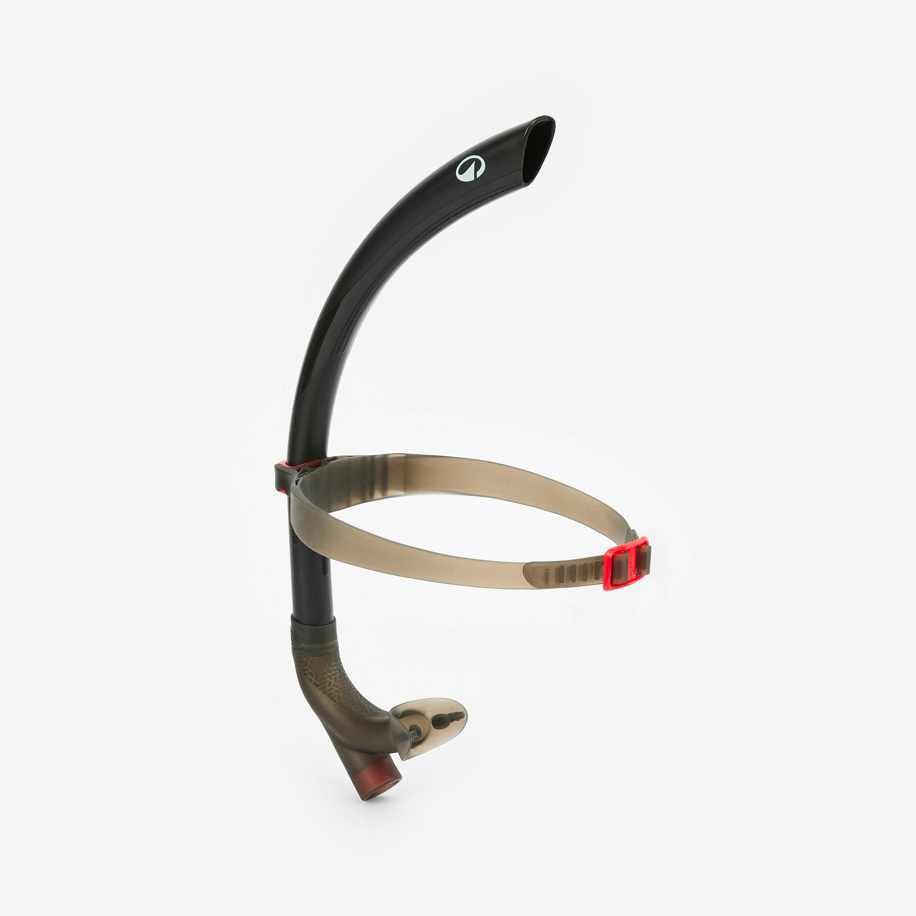 Centre-mounted snorkel M/L - black red -  1