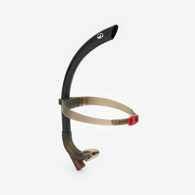 Boccaglio frontale piscina M/L nero-rosso