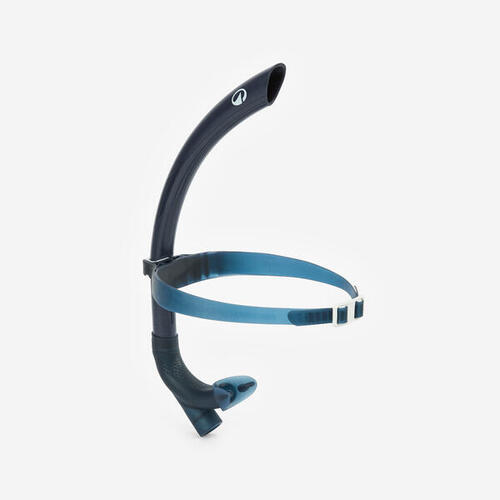 Tuba frontal de natation S/M - bleu blanc