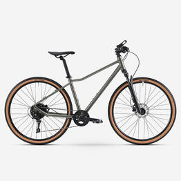 Vélo tout chemin cadre haut, ACTV 500 vert