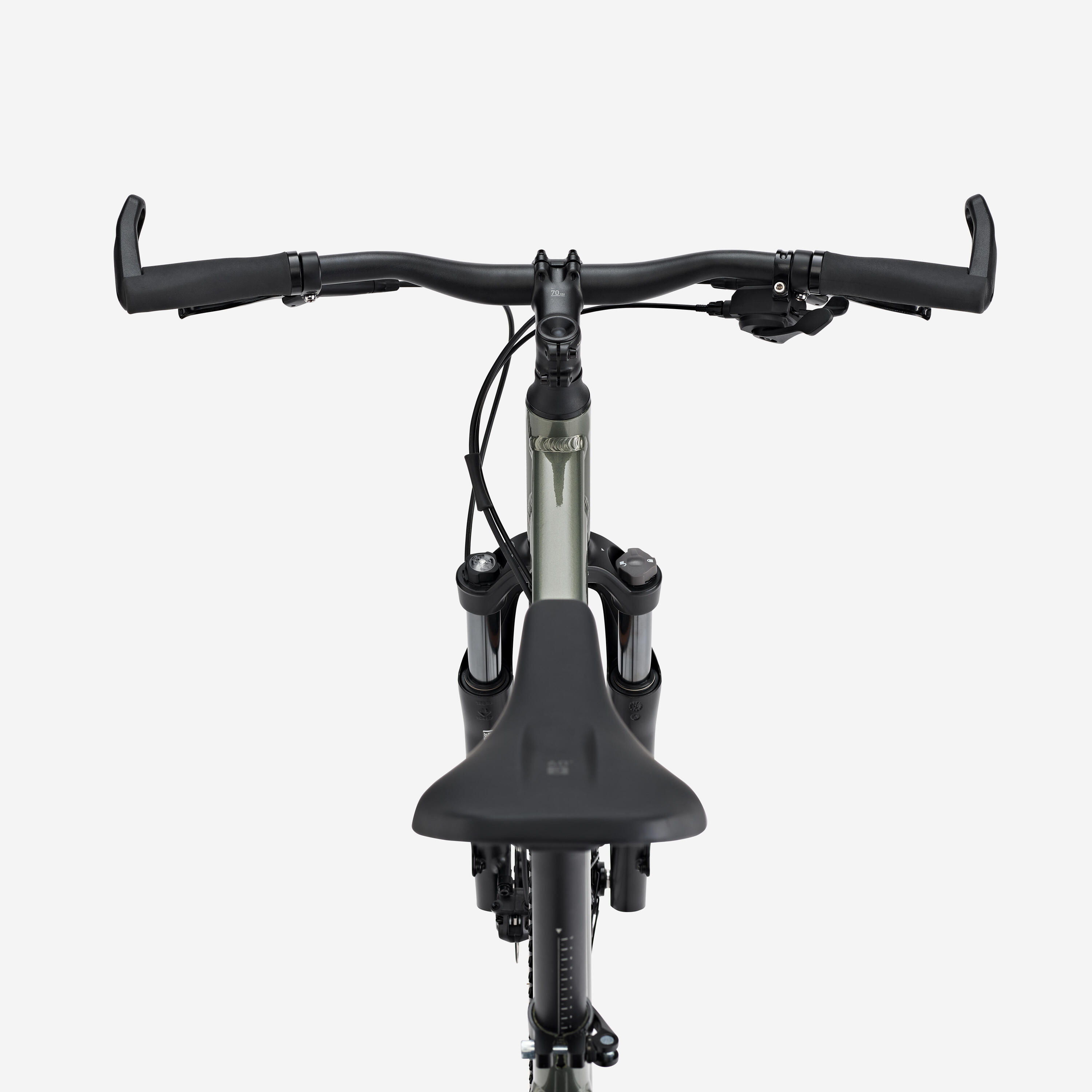 Vélo tout chemin cadre haut, ACTV 500 vert 6/10