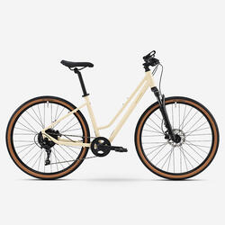 Vélo tout chemin cadre bas, ACTV 500 jaune