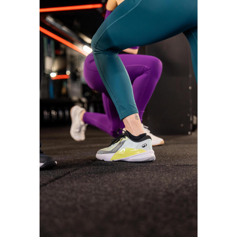 Colanți de fitness cu talie elastică Verde Damă