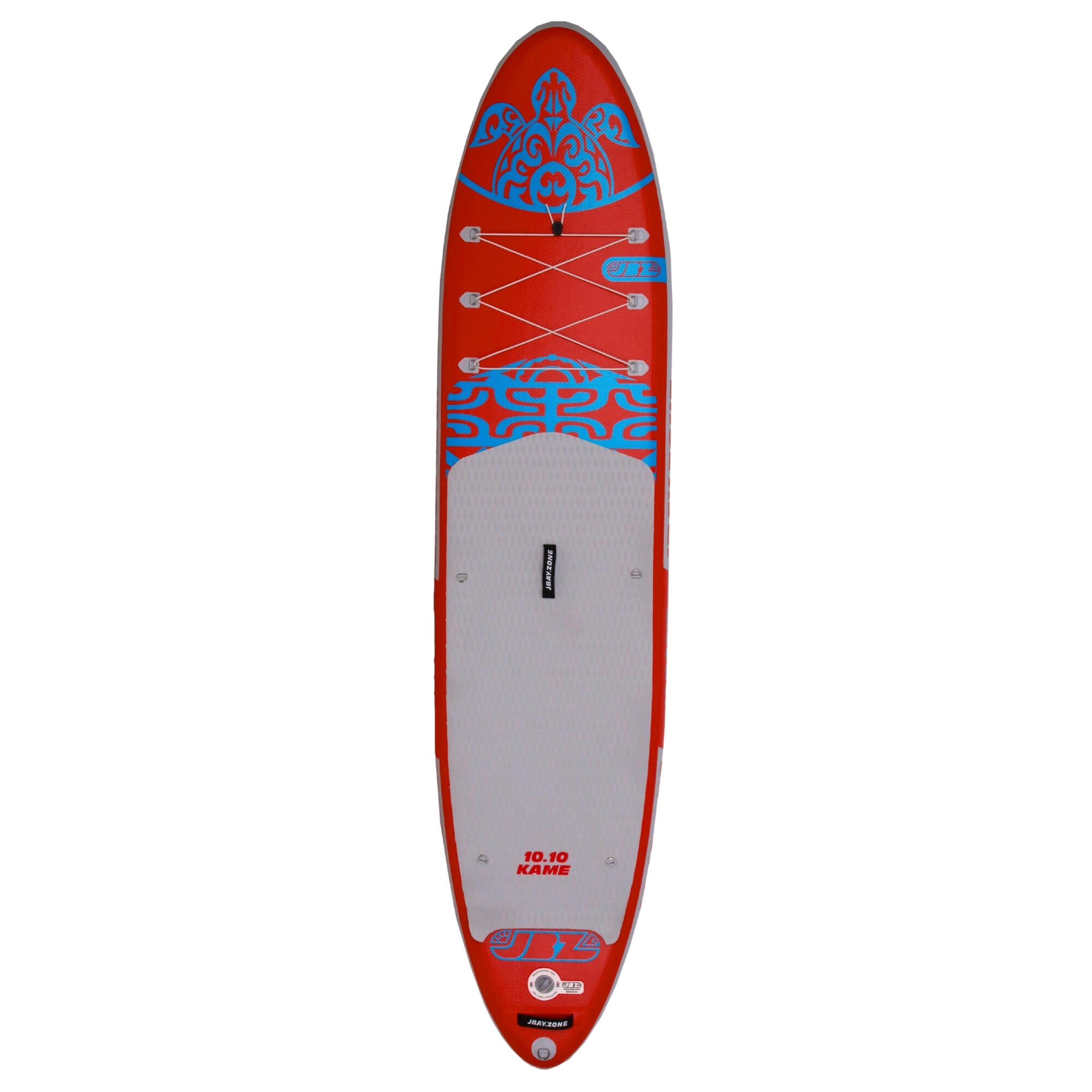 SUP gonfiabile K250RB KAME Jbay.Zone 10'10" rosso blu 2/9