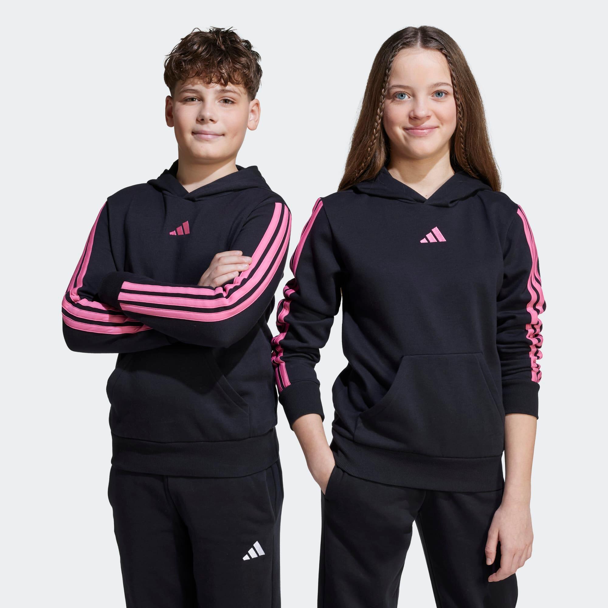 Sudadera Niños Negro-Rosa Media Cremallera 7/7