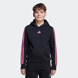 Sweatshirt com Meio Fecho de Educação Física Menina Preto