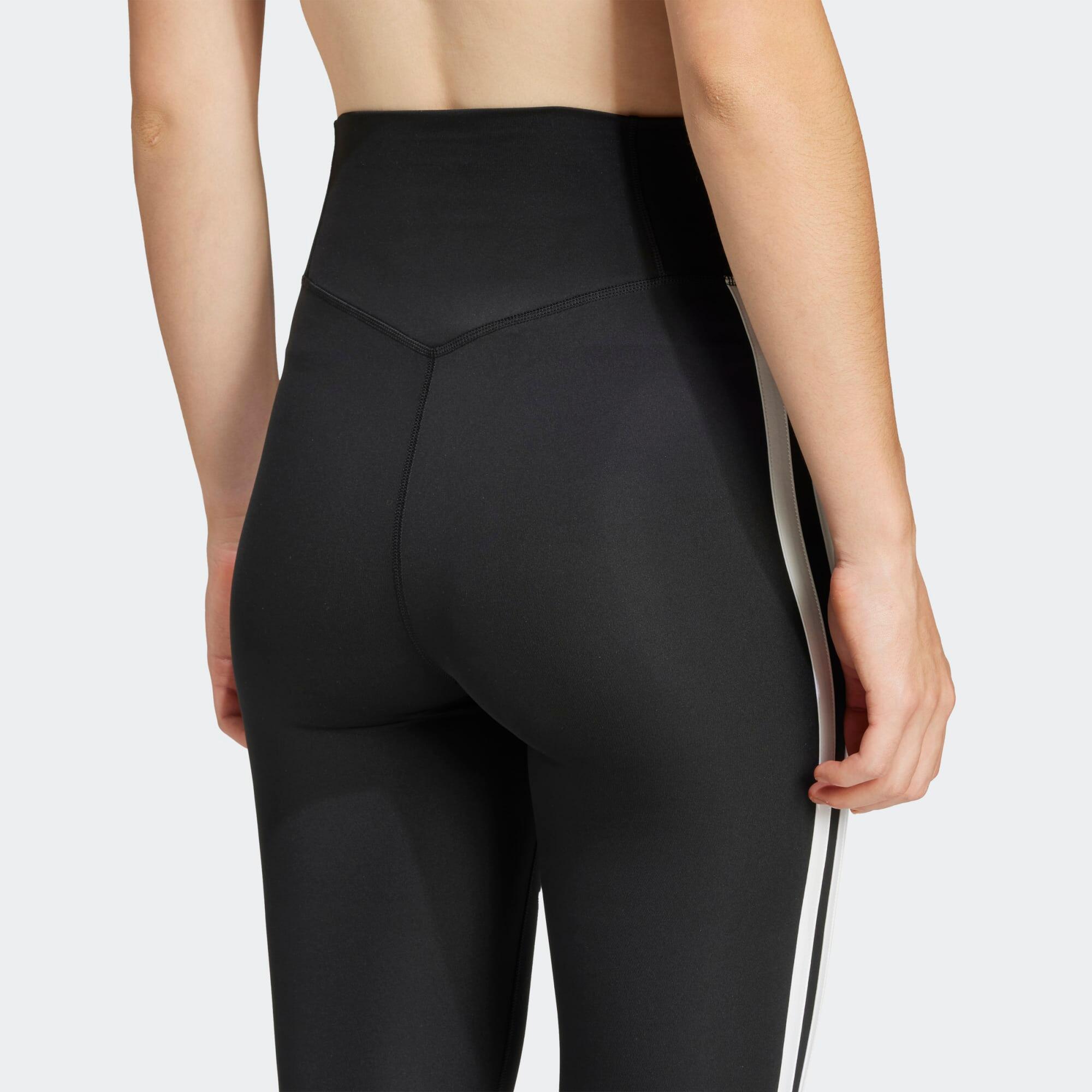 Fitness-Leggings Damen, schwarz 10/10