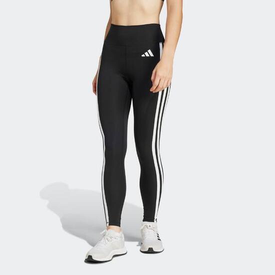 Leggings ADIDAS donna palestra traspiranti vita alta neri