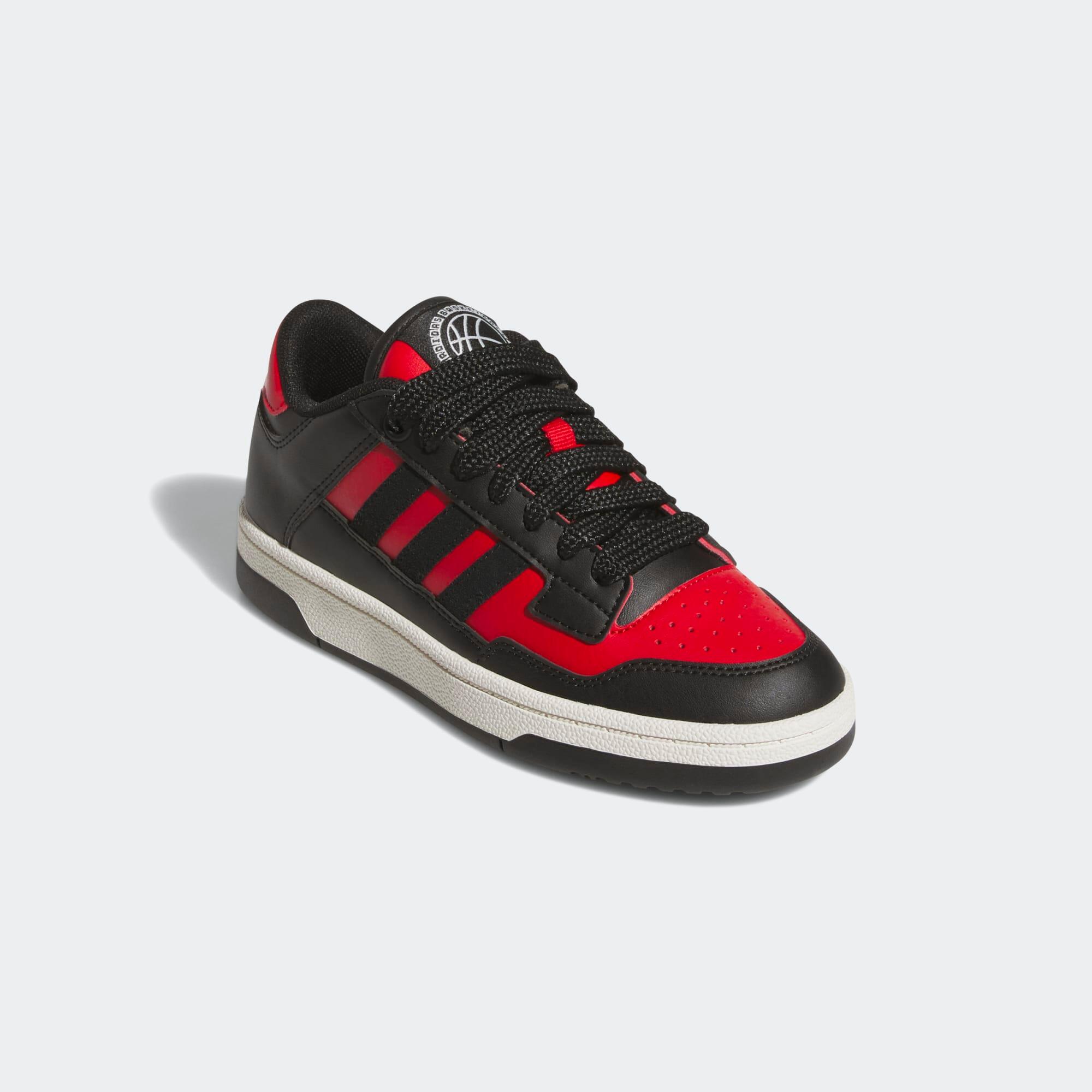 Calçado de Educação Física Criança Rapid Court Low Preto/Vermelho 7/9