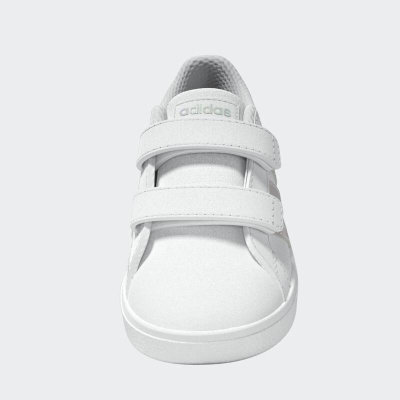 Chaussures à scratch bébé, GRAND COURT, blanche