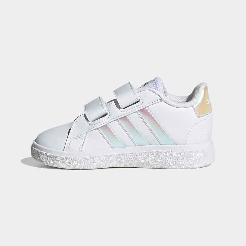 Baby Rip-Tab Shoes Grand Court - White - Decathlon