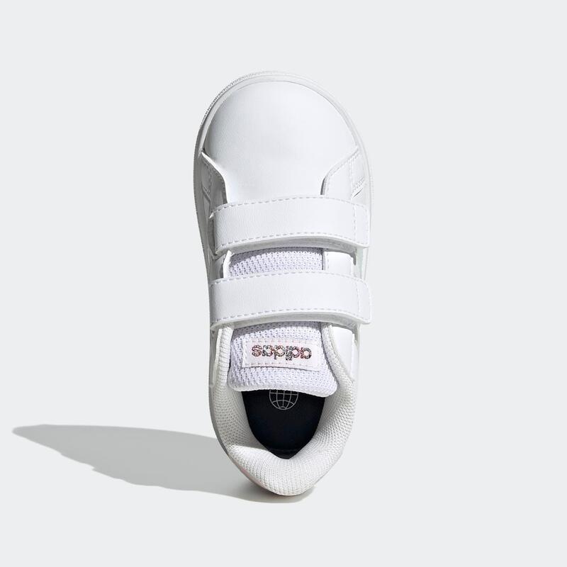 Chaussures à scratch bébé, GRAND COURT, blanche