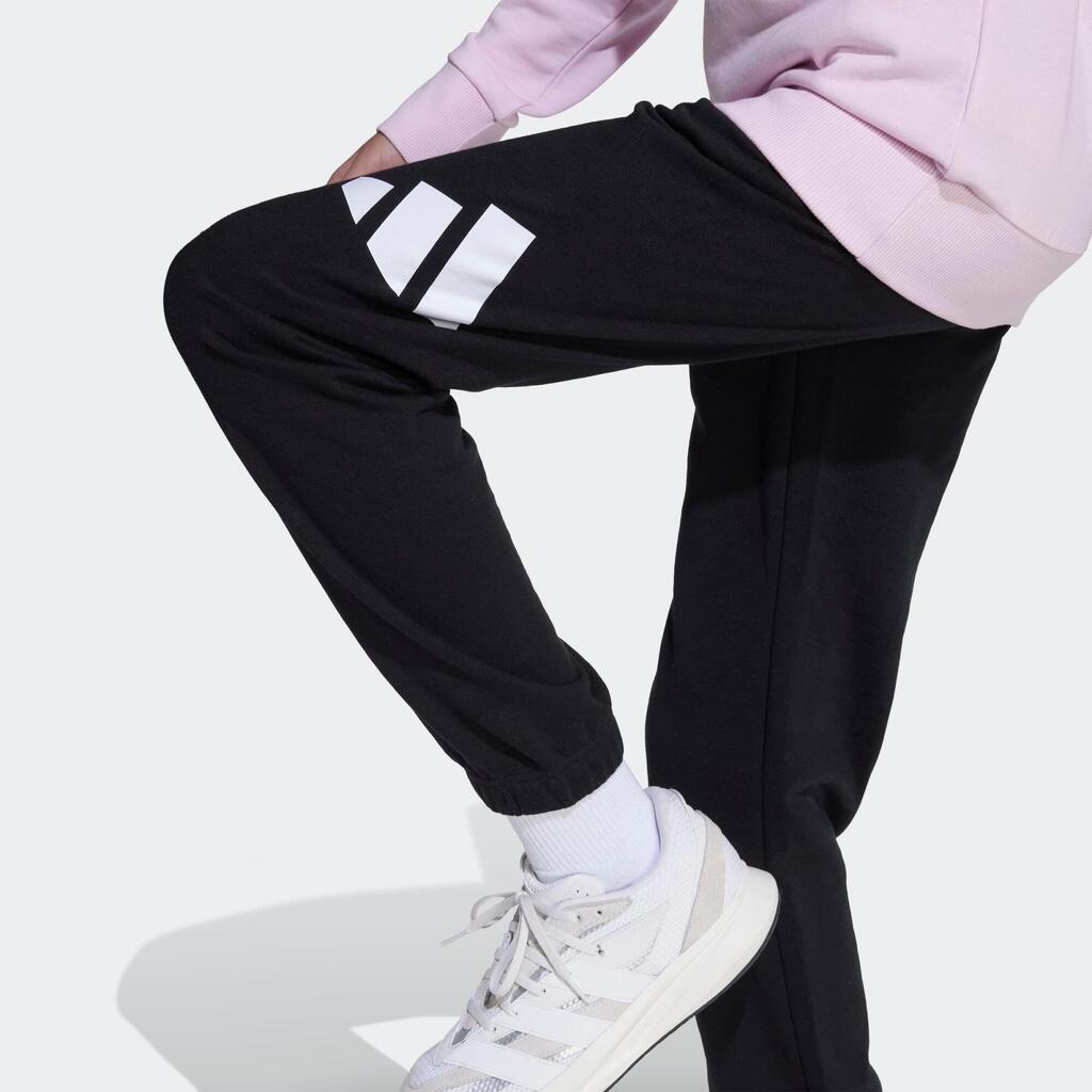 Kids' Cotton Tracksuit Set - Black & Pink