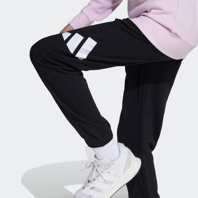 Ensemble de survêtement enfant en coton, noir et rose ADIDAS