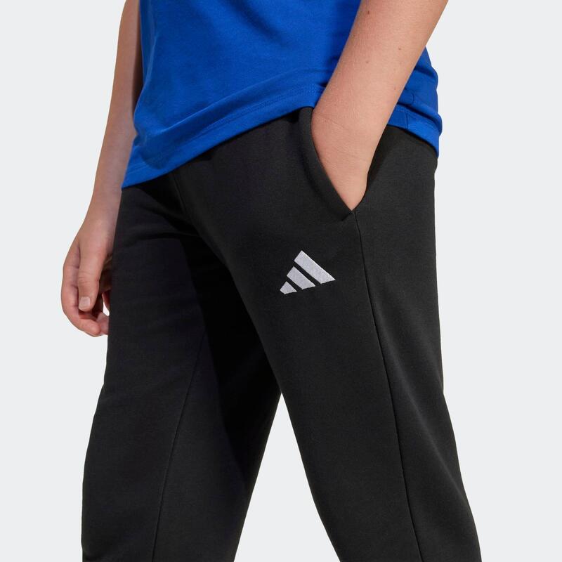 Pantalon pentru sport din bumbac ADIDAS Negru Copii