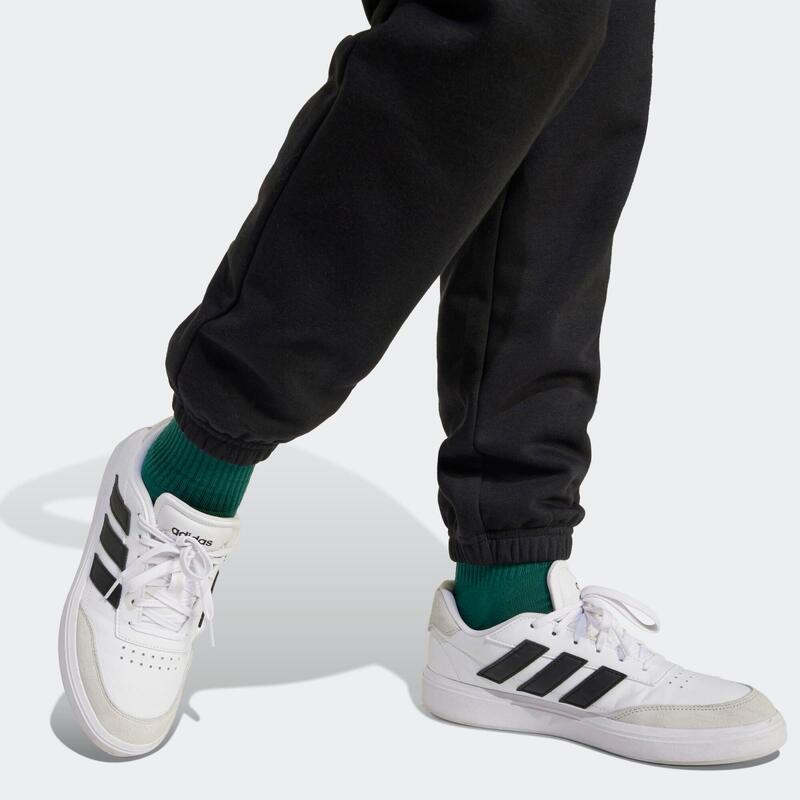 Pantalon pentru sport din bumbac ADIDAS Negru Copii