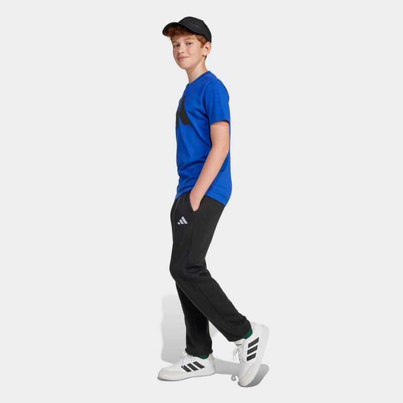 Pantalon pentru sport din bumbac ADIDAS Negru Copii