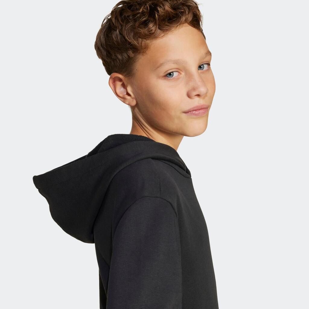 Sweat à capuche enfant en coton - noir