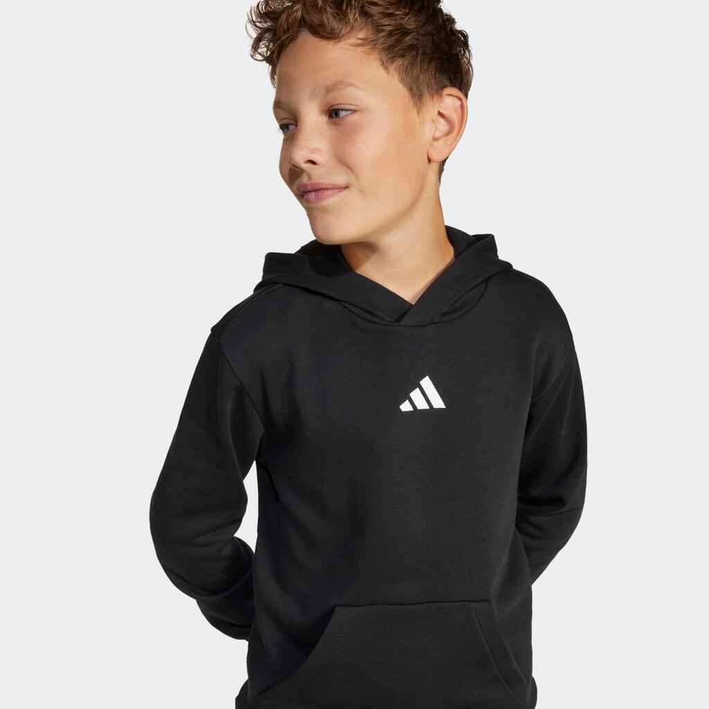 Sweat à capuche enfant en coton - noir