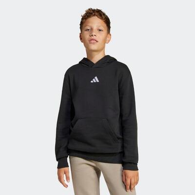Katoenen hoodie voor kinderen zwart