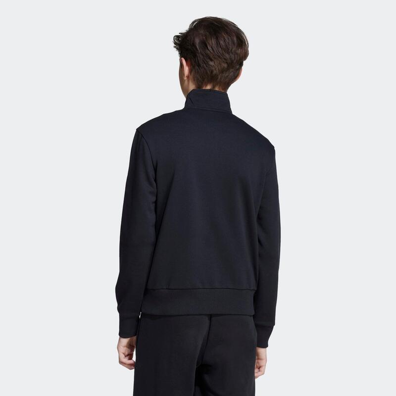 Hanorac cu fermoar ADIDAS Negru Copii