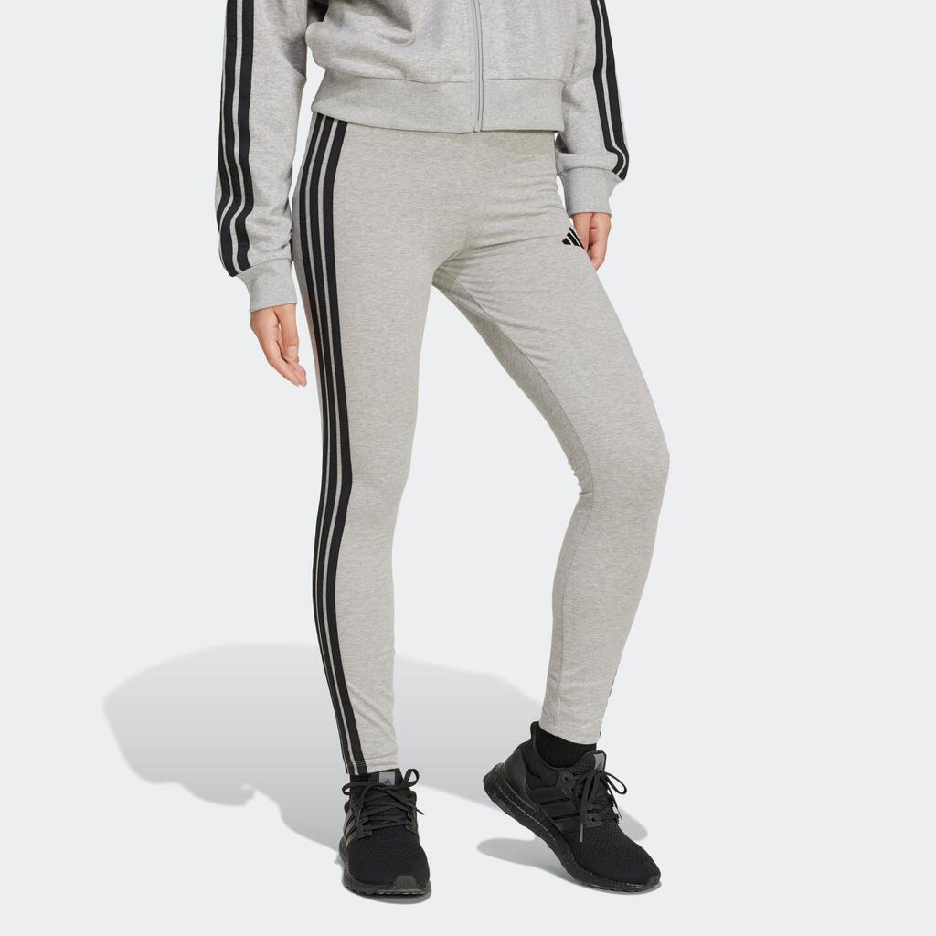 Women's Fitness Cotton Leggings - Grey