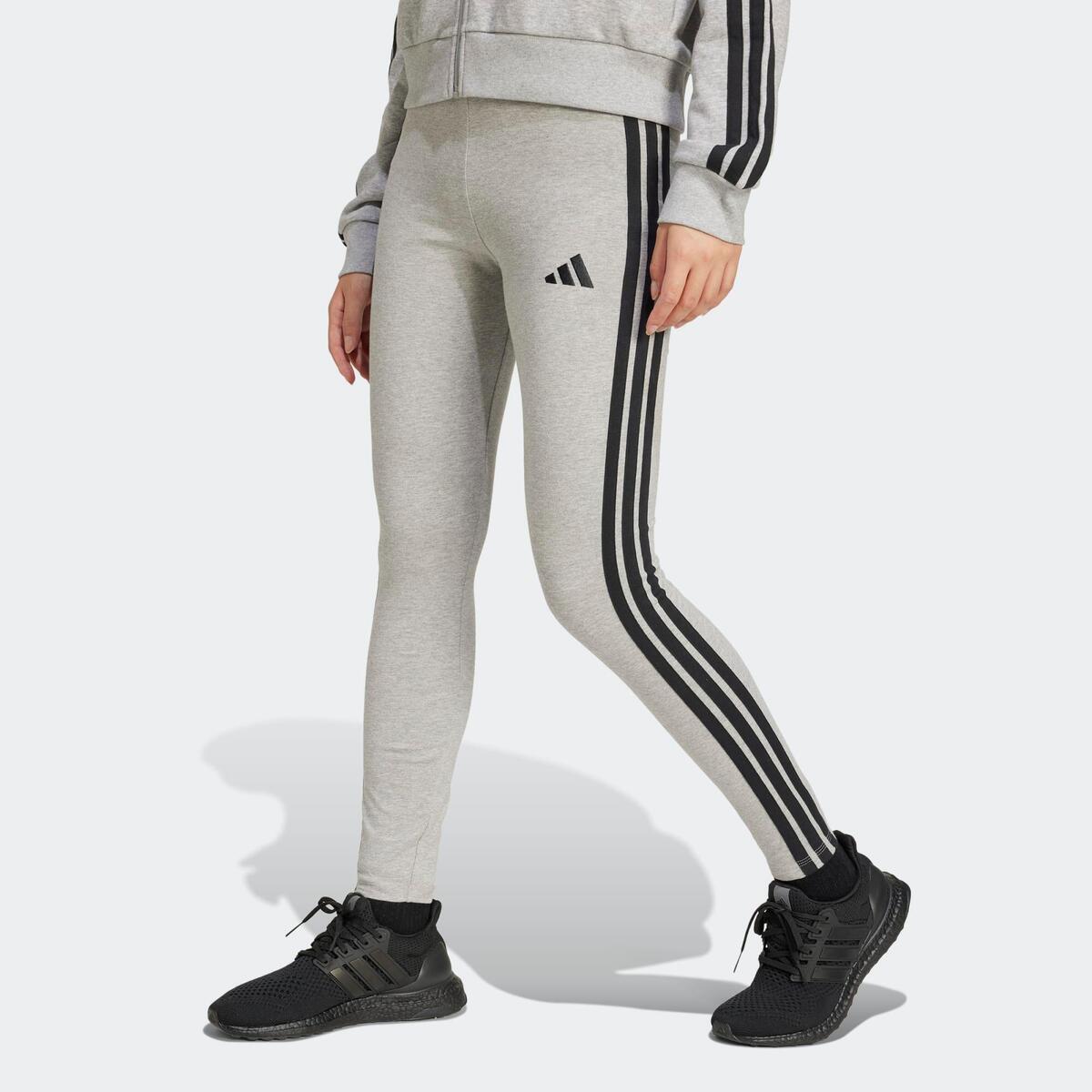 Legging de fitness femme en coton, gris