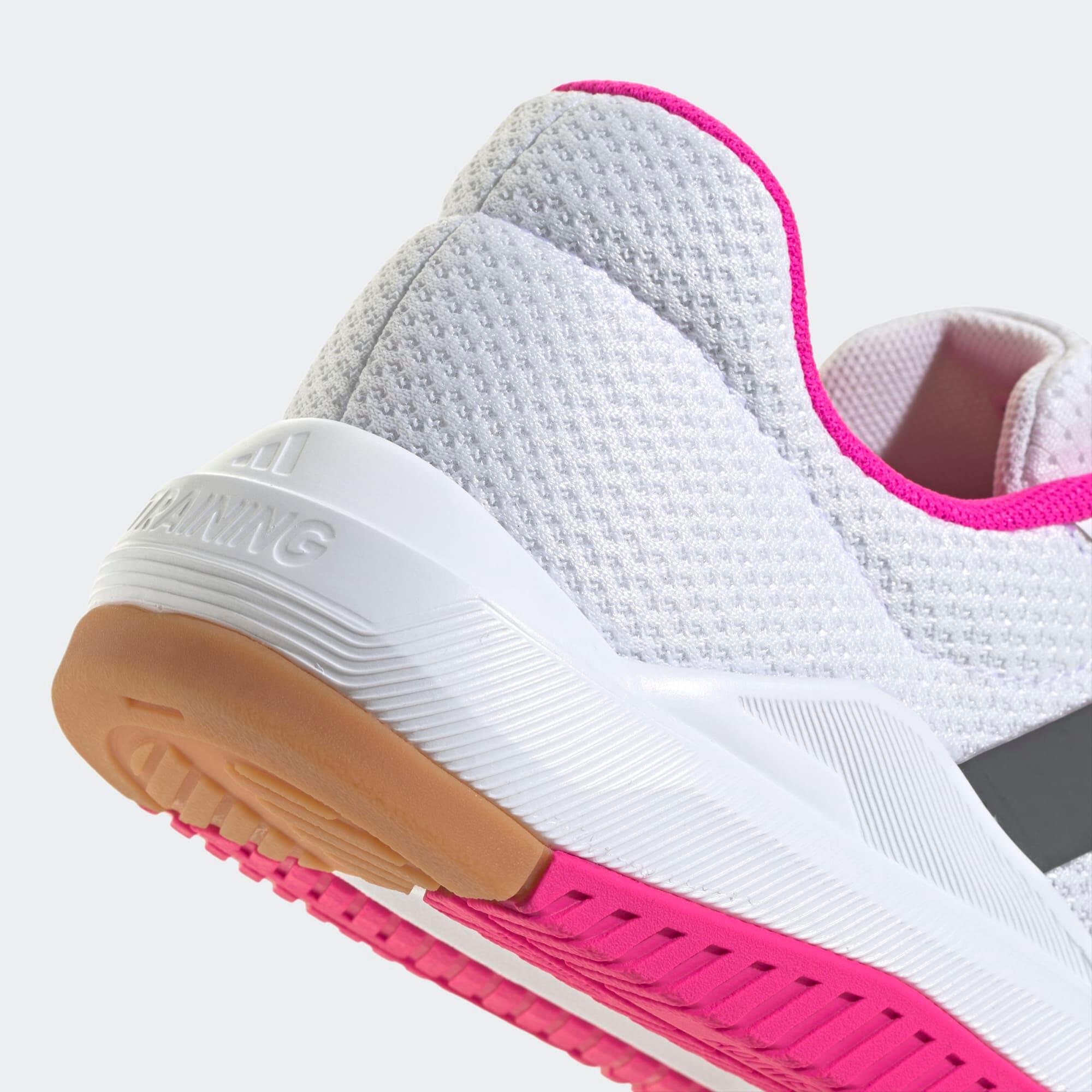 Chaussures de fitness femme Dropset, blanc et rose 11/13