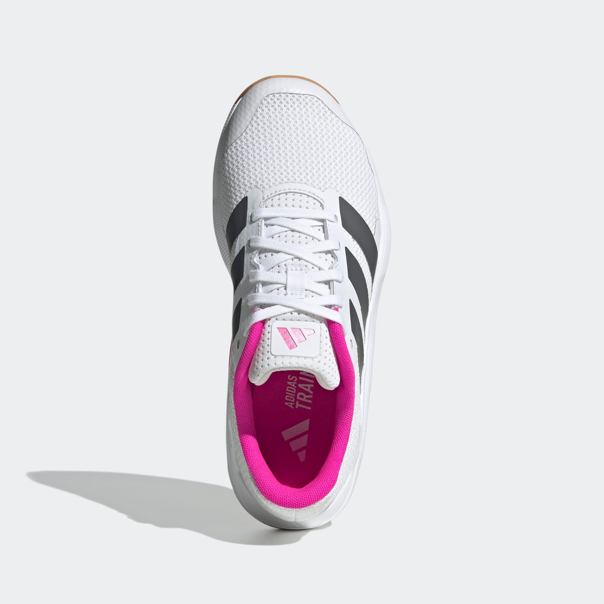 Chaussures de fitness femme Dropset, blanc et rose 8/13