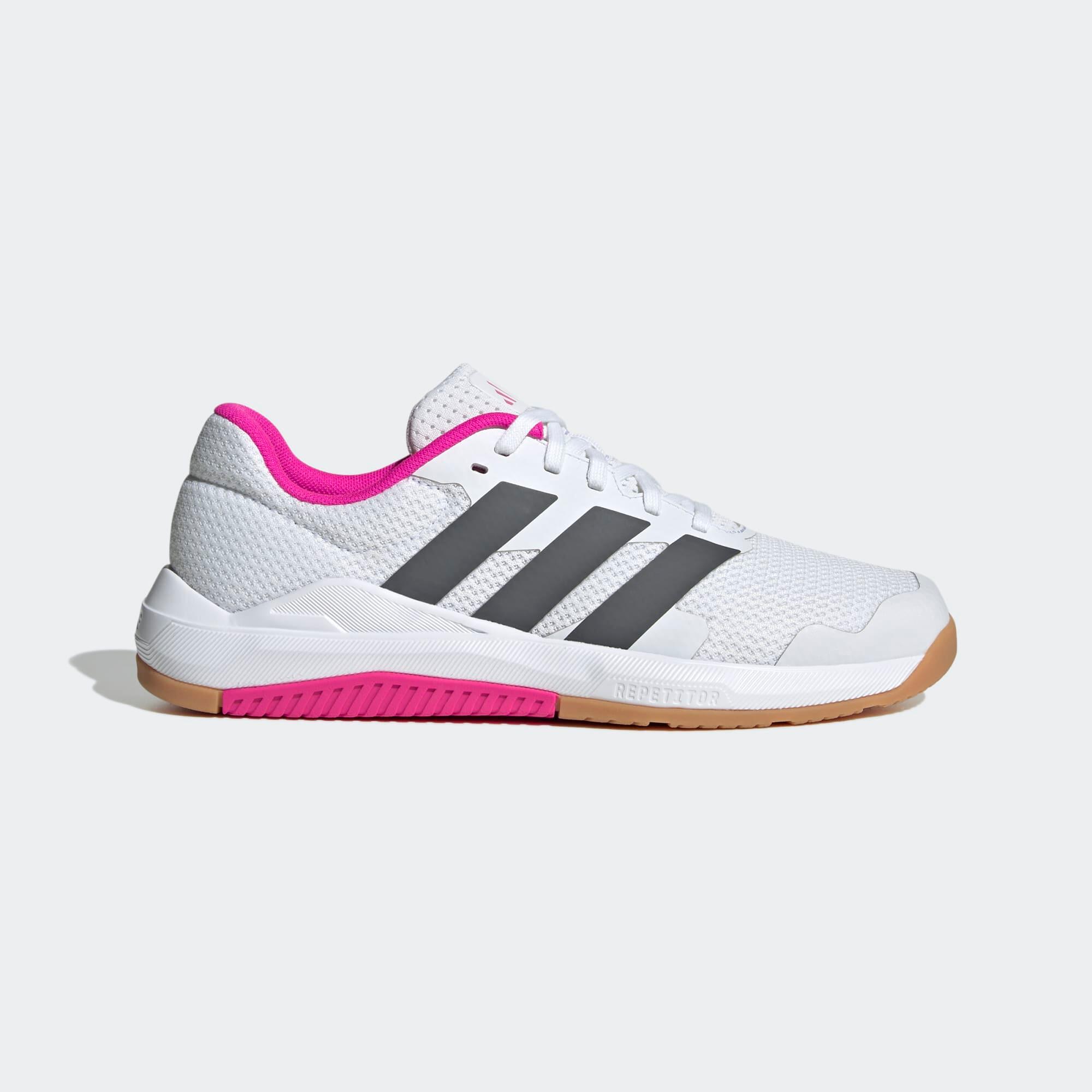 Chaussures de fitness femme Dropset, blanc et rose 7/13