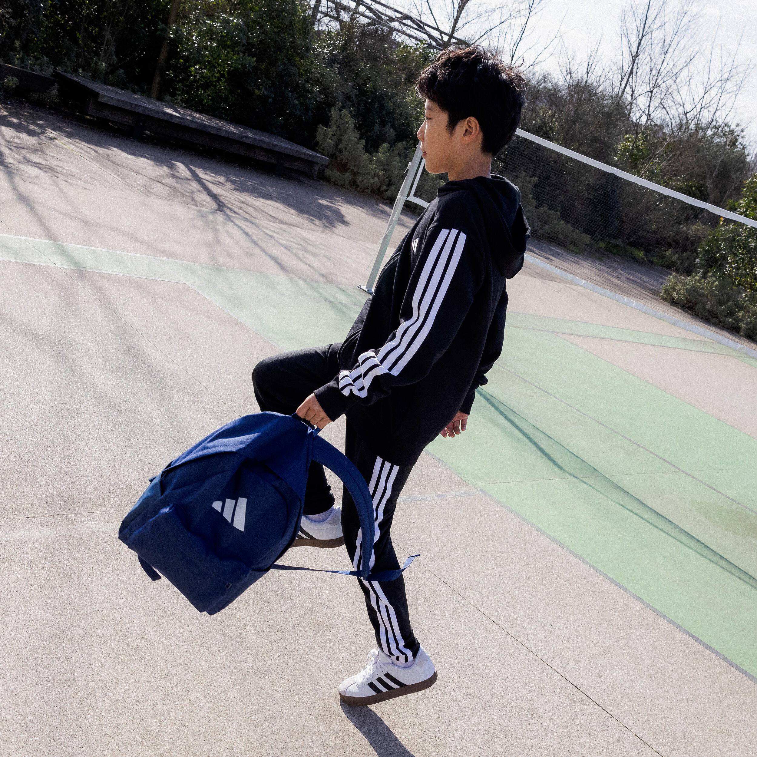 Pantalon de jogging enfant, noir 7/10