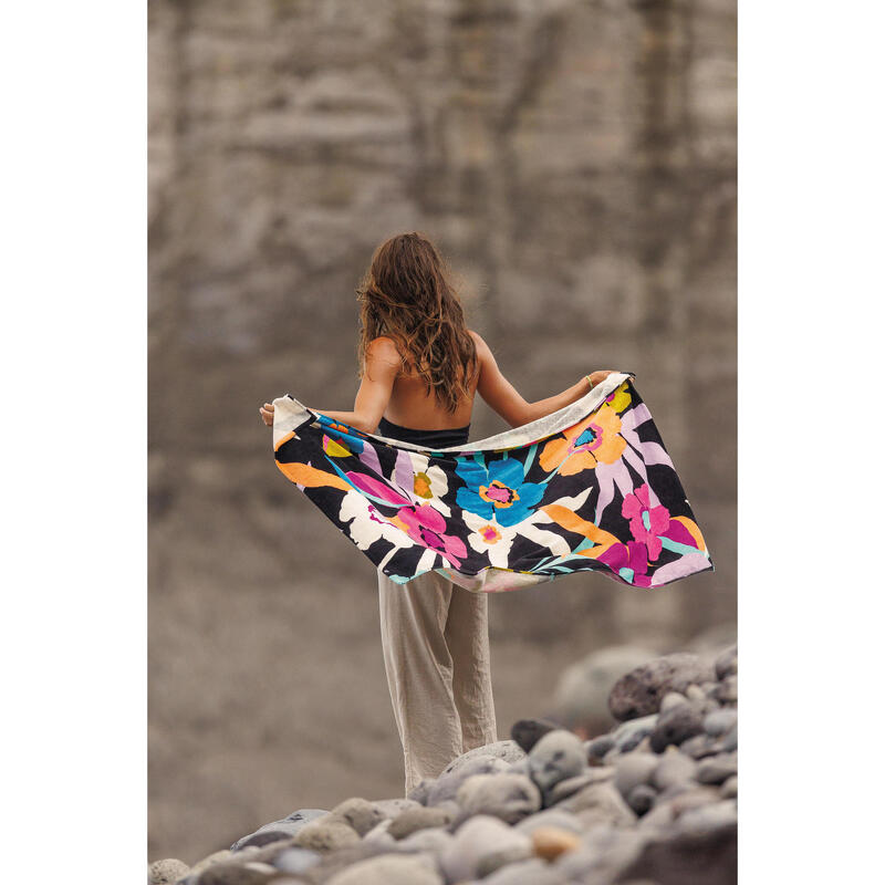 Serviette de plage taille L 145 x 85 cm - Azae