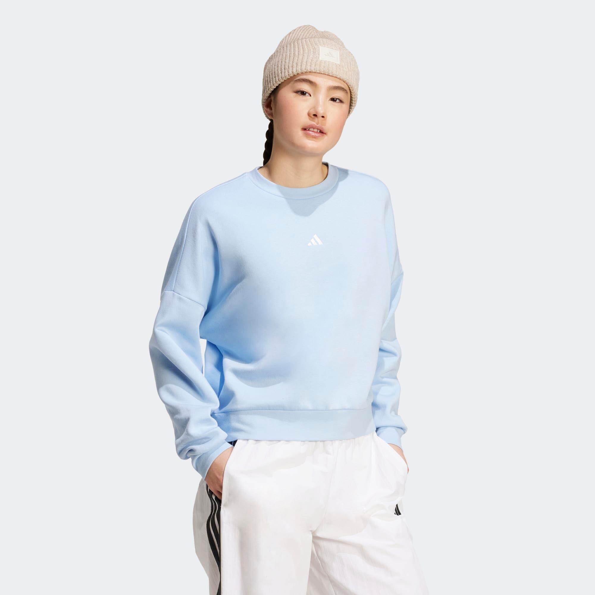 Fitness-Sweatshirt für Damen, hellblau 11/11